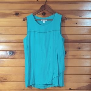 Sleeveless Teal Top
